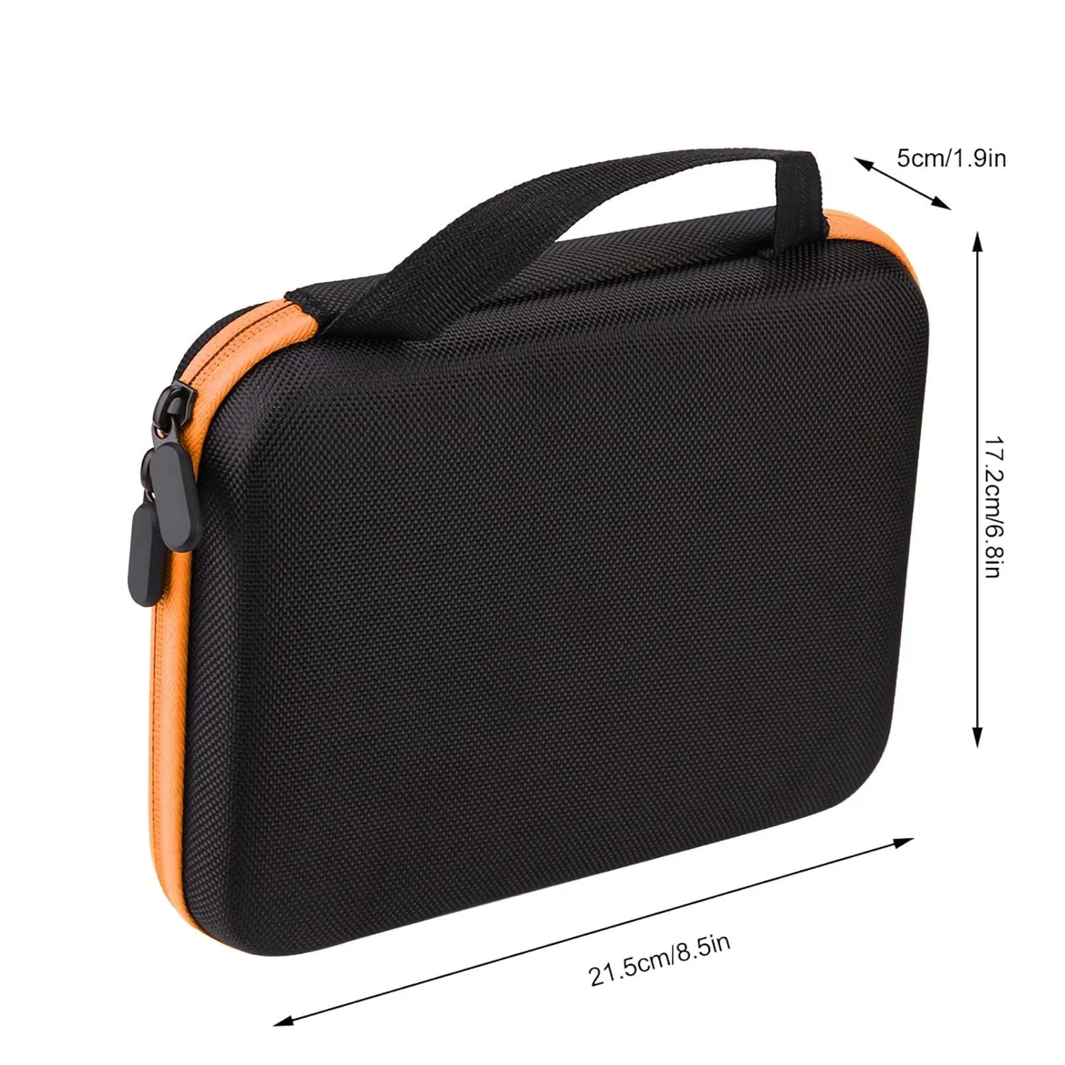 Essential Oil Storage Bag, 63 Slot Oil Carrying Case, Nail Varnish Storage Bag (Orange)