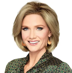 Eva Gabor Epic Chin Length Wavy Layered Bob Wig, Average Cap Size, GL16-27 Buttered Biscuit by Hairuwear