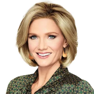 Eva Gabor Epic Chin Length Wavy Layered Bob Wig, Average Cap Size, GL27-22 Caramel by Hairuwear