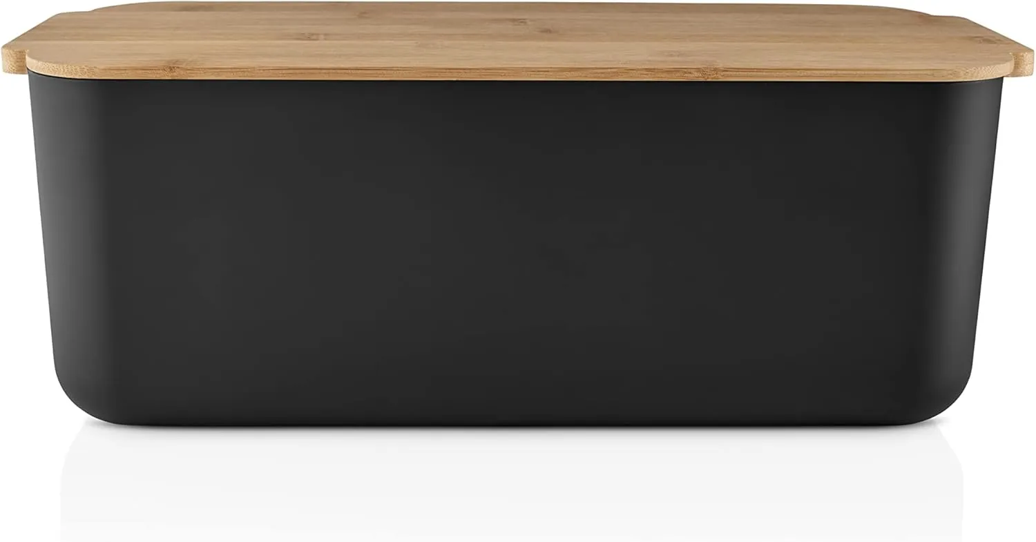 EVA SOLO | Bread Bin | Provides Attractive Storage to Keep Bread Fresh | Danish Design and Functionality | Black