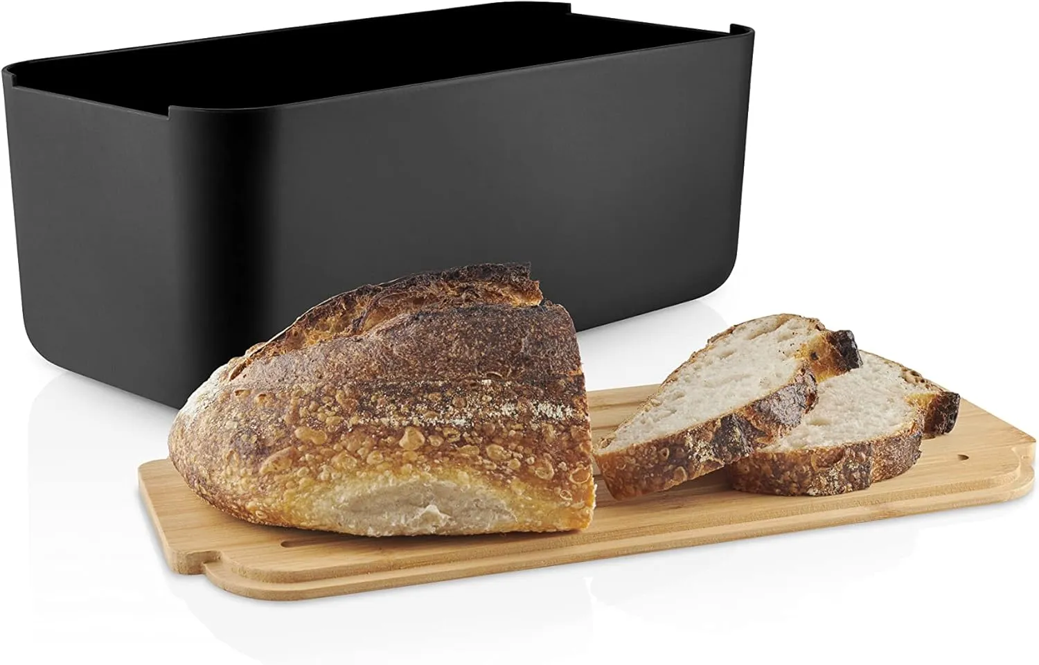 EVA SOLO | Bread Bin | Provides Attractive Storage to Keep Bread Fresh | Danish Design and Functionality | Black