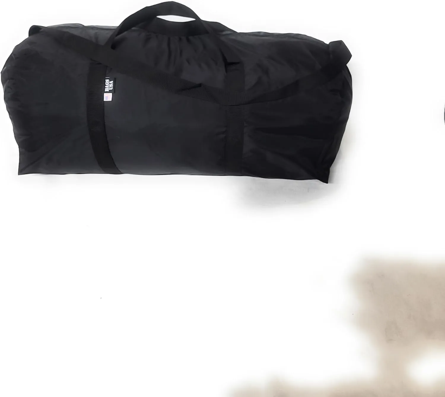 Extra Large Duffle Bag,Dome Shape Nylon Gear BAG Light Weight Made In USA (Black)