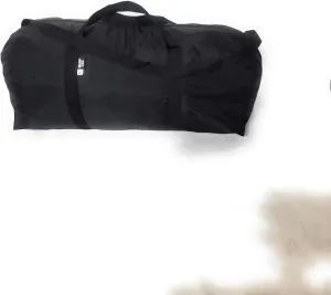 Extra Large Duffle Bag,Dome Shape Nylon Gear BAG Light Weight Made In USA (Black)