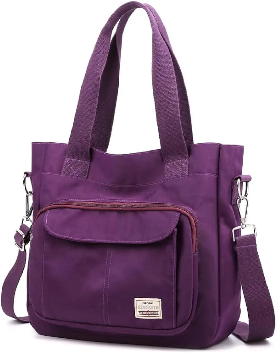 Fashion Women's Canvas Bag Mommy Large Capacity Crossbody Bag Nylon Casual Women's Shoulder Bag