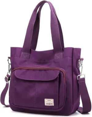 Fashion Women's Canvas Bag Mommy Large Capacity Crossbody Bag Nylon Casual Women's Shoulder Bag