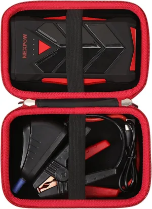FBLFOBELI Hard Storage Carrying Case for NEXPOW T11F /for BIUBLE Portable Jump Starter, 12V Car Battery Jumper Starter Power Pack Storage Holder