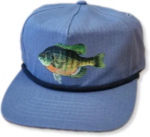 Fishing Fish Nylon Snapback Hat Cap Fly Deep Sea Offshore
