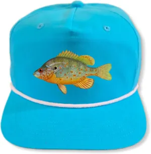 Fishing Fish Nylon Snapback Hat Cap Fly Deep Sea Offshore