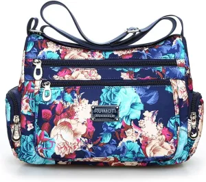 Flower cloth shoulder bag for women Crossbody Bags dumpling bag outdoor leisure large capacity women's bag