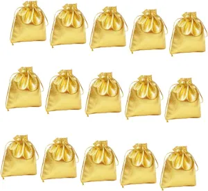 FOMIYES Mini Drawstring Bags 100pcs Set Fashionable Jewelry Pouches for Wrapping