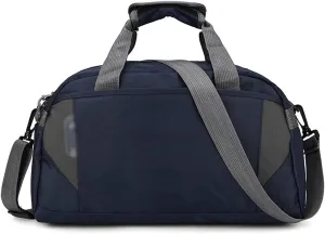 for Women Fashion Men Training Gym Bag Nylon Ultralight Travel Sports Bags for Fitness Yoga Handbag Short Trip Luggage (Gray-Large)