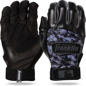 Franklin Sports MLB Adult Batting Gloves - Digitek Camo Baseball   Softball - Premium Leather - Many Sizes Colors-Adult