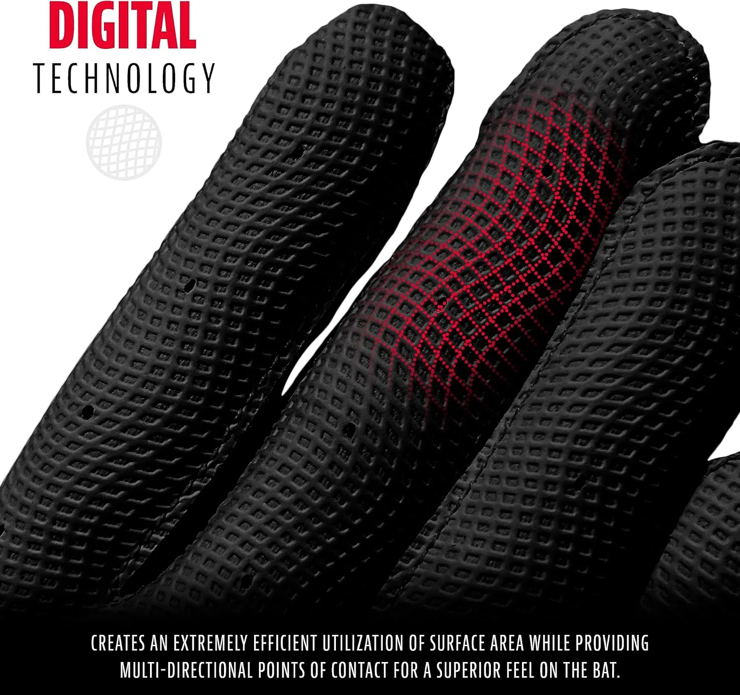 Franklin Sports MLB Adult Batting Gloves - Digitek Camo Baseball   Softball - Premium Leather - Many Sizes Colors-Adult