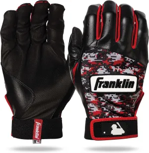 Franklin Sports MLB Youth Batting Gloves - Digitek Camo Baseball   Softball - Premium Leather - Many Sizes   Colors - Youth