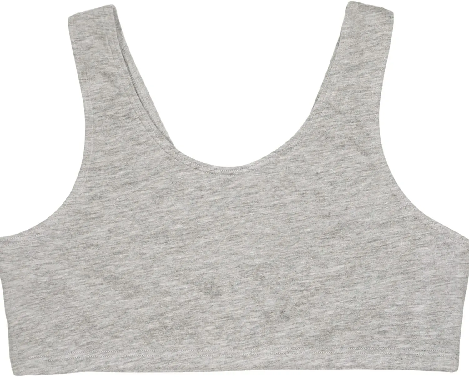 Fruit of the Loom Girls' Multi Cotton Built-Up Stretch Sports Bra Available in 6 Packs
