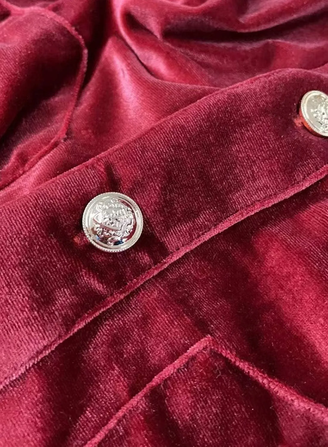 futurino Women's Solid Long Sleeve Velvet Jacket Cardigan Coat with Pocket Coat Future Women's Solid Long Sleeve Velvet