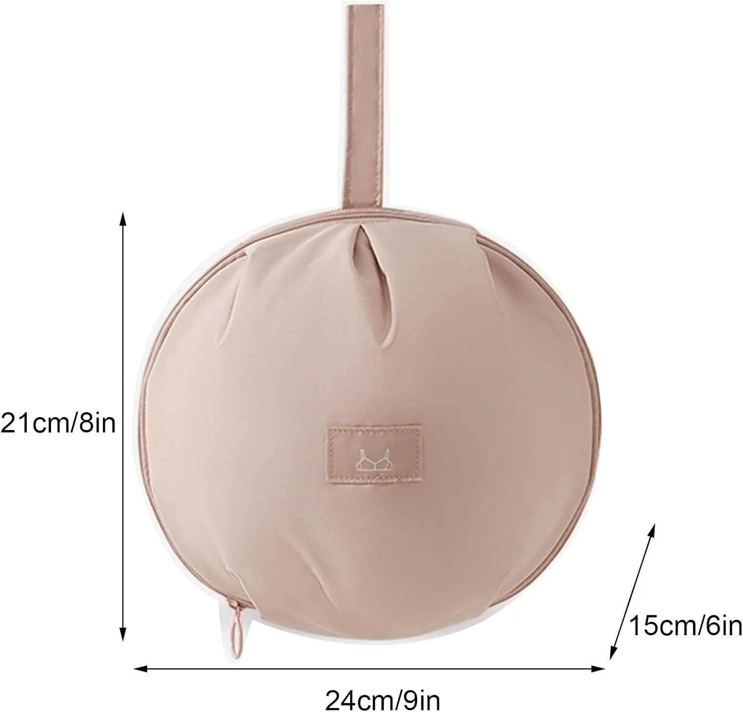 Garment Covers for Hanging Clothes, Travel Garments Bag, Portable Multi-layer Storage, Spherical Design to Prevent Squeezing(White,21x24x15cm8x9x6in)