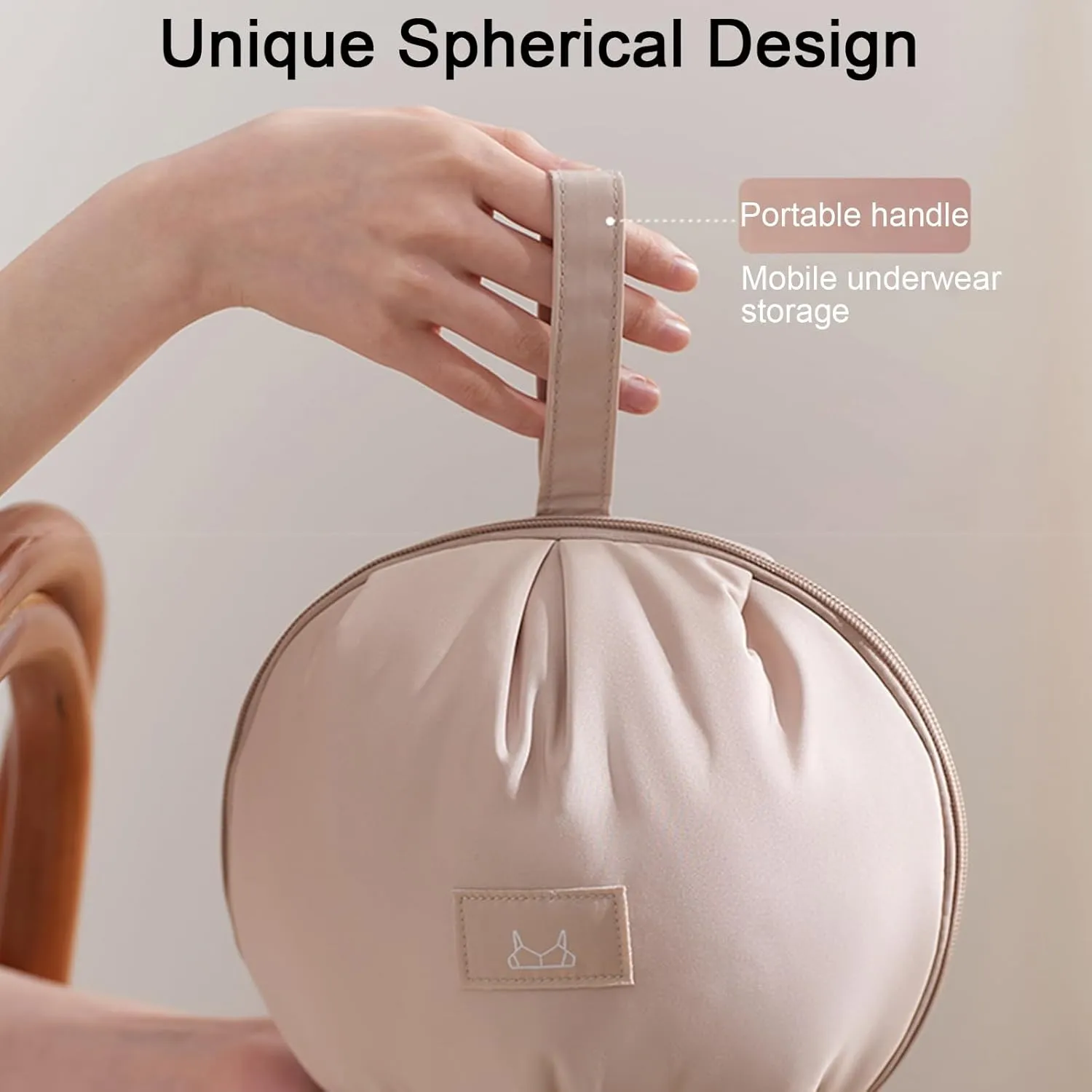 Garment Covers for Hanging Clothes, Travel Garments Bag, Portable Multi-layer Storage, Spherical Design to Prevent Squeezing(White,21x24x15cm8x9x6in)