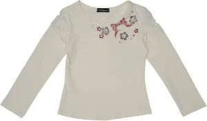 Girl's 2-6X Rose Crush Top