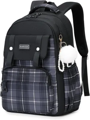 Girls Backpack, Ideal School Backpack for Girls from Elementary to Teen Years, Kawaii Bookbag Cute Large Capacity