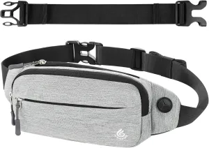 Gisdanchz Fanny Pack Waist Bag with Extender for Women Men, Lightweight Bum Bag for Daily Walking Running Jogging Hiking