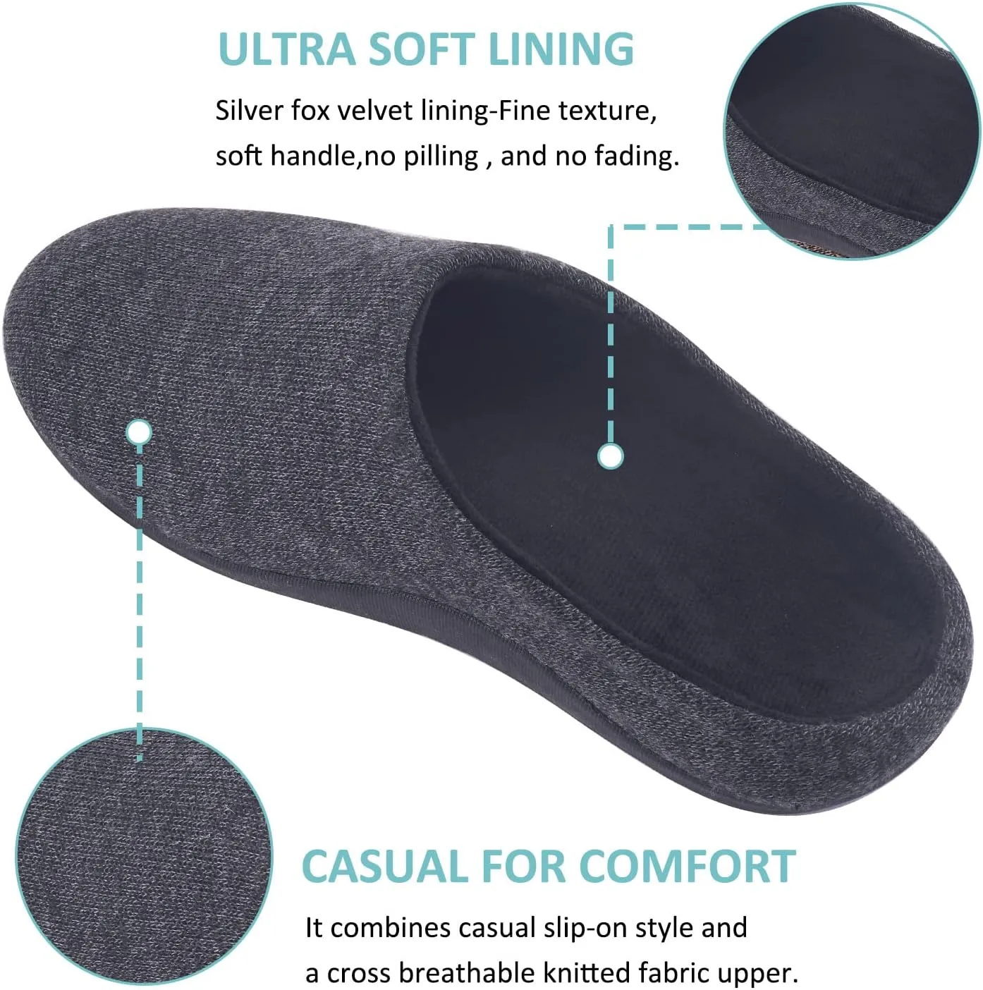 Git-up Orthotic Slippers with Arch Support for Plantar Fasciitis Pain Relief,Comfortable Slip On Clog,Indoor Outdoor Orthopedic House Shoes with Anti-Skid Rubber Sole