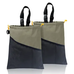 GNEGNI 2PCS Car Garbage Can, Hanging Car Trash Bag with Waterproof Leakproof Lining