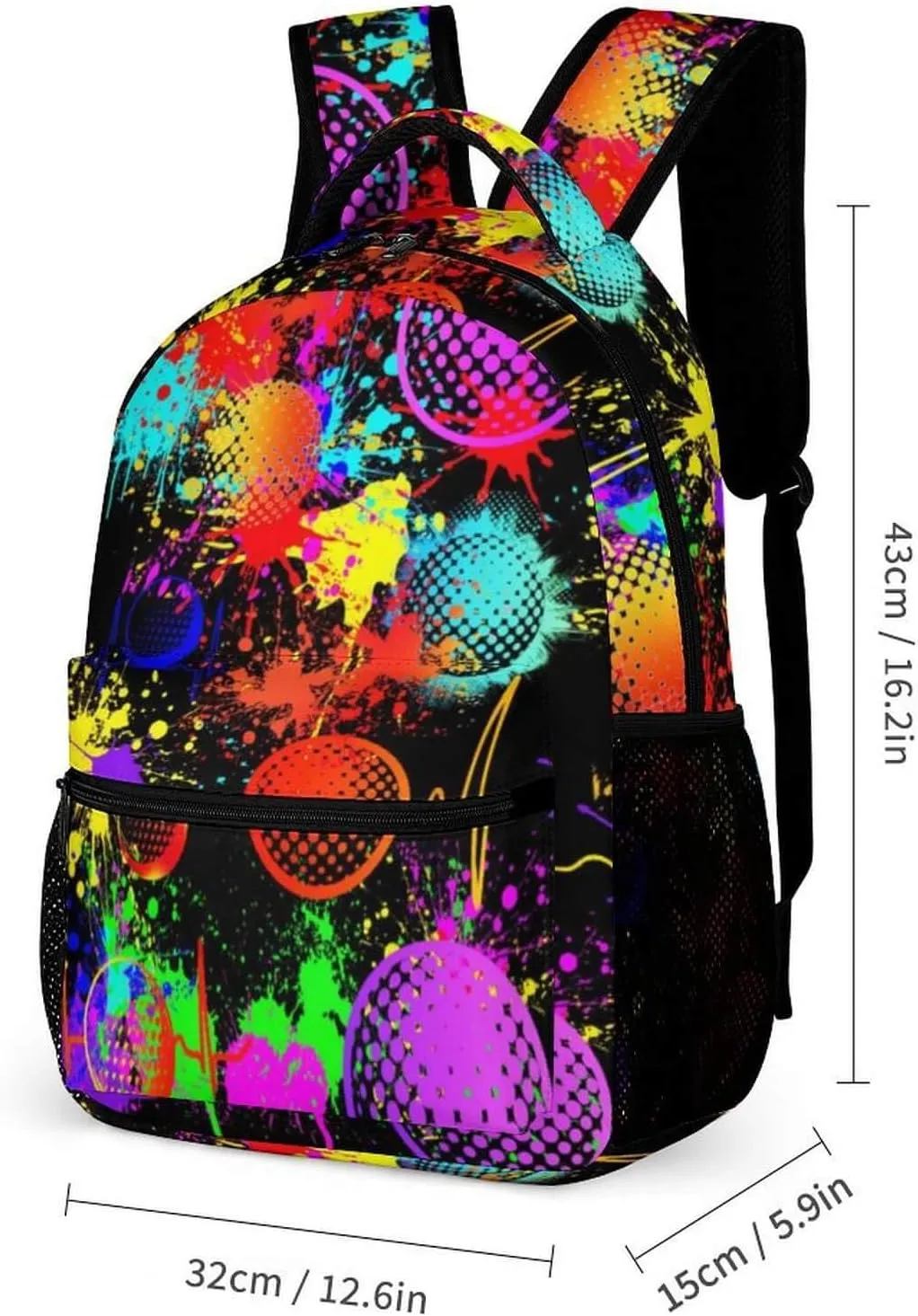 Golf School Backpack for Kids Girls Boys, 16 Inch Cool Golf Themed Bookbag, Personality School Backpack for Students Children, sustainable, Lightweight, Large Capacity