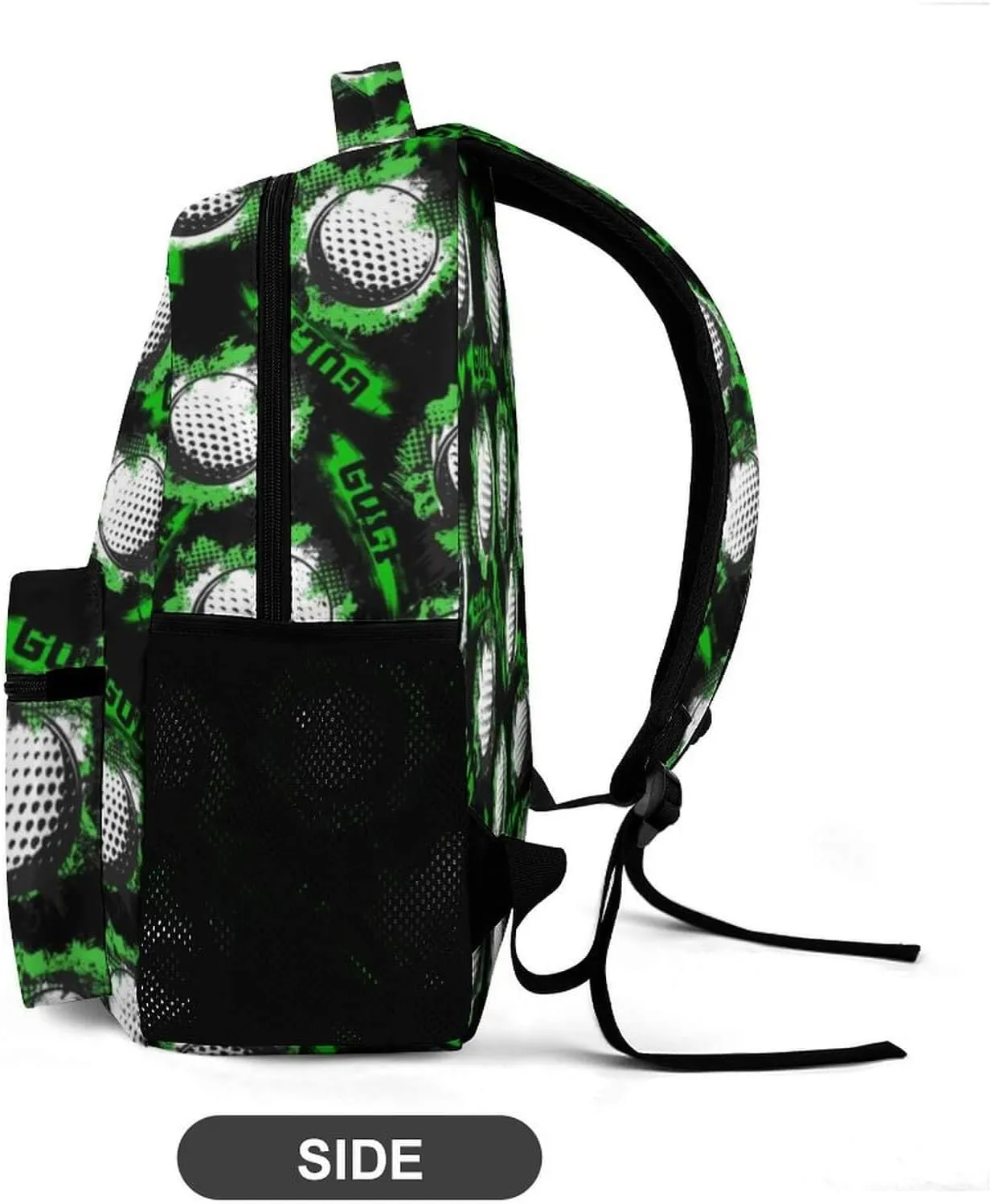 Golf School Backpack for Kids Girls Boys, 16 Inch Cool Golf Themed Bookbag, Personality School Backpack for Students Children, sustainable, Lightweight, Large Capacity