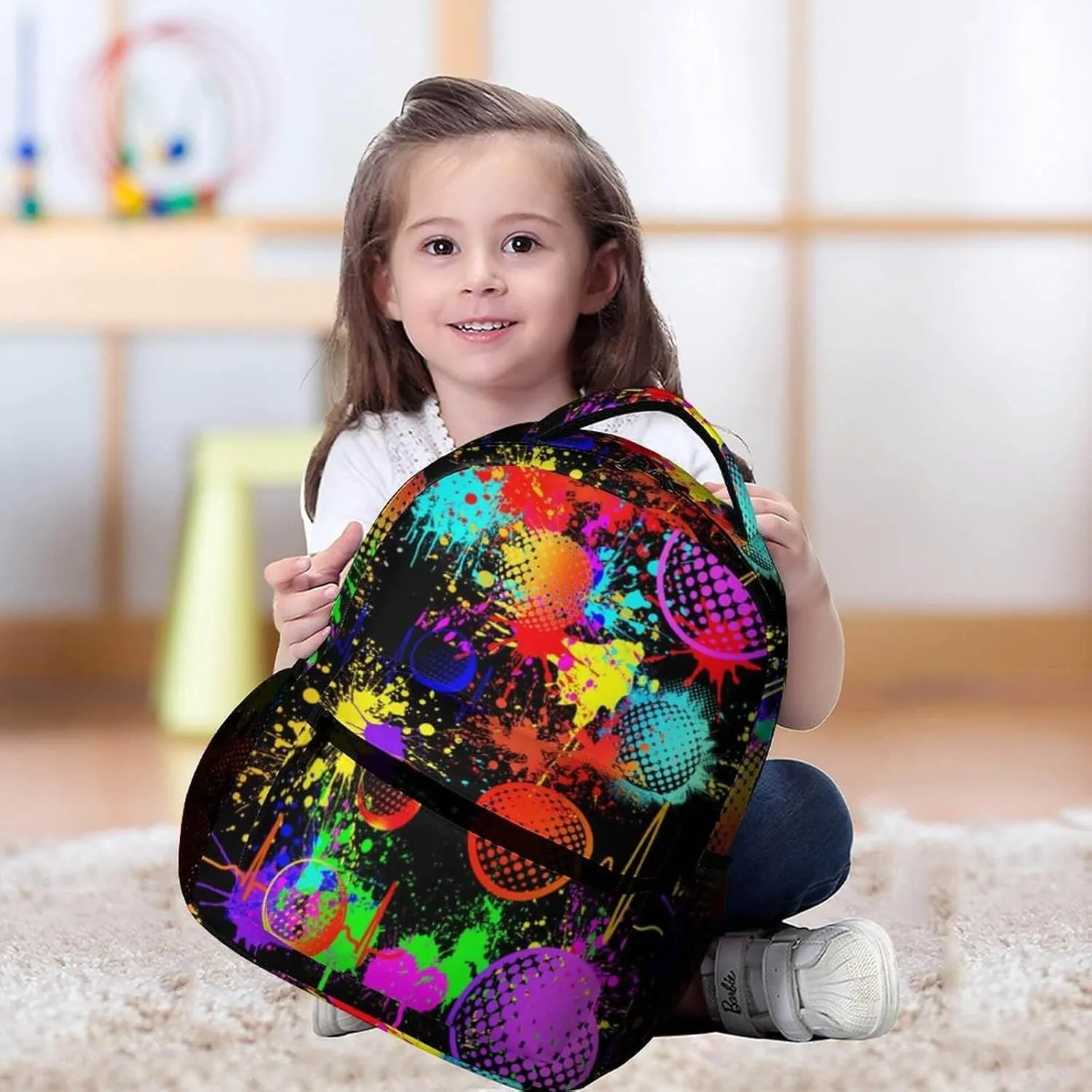 Golf School Backpack for Kids Girls Boys, 16 Inch Cool Golf Themed Bookbag, Personality School Backpack for Students Children, sustainable, Lightweight, Large Capacity