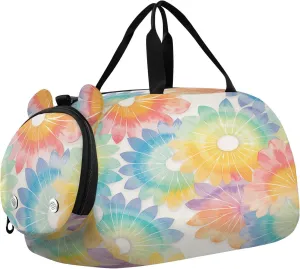 GuoChe Anti Theft Crossbody Bag with Shoes Compartment Trendy Over Shoulder Purse for Go shopping