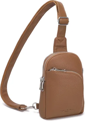 Haytijoe RFID Blocking Crossbody Bags for Women Travel Small Sling Bag Leather Cross Body Bag for Woman Fanny Packs Chest Bag