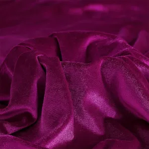 Hot Pink Velvet Fabric by The Yard,5 Yards 60" Wide Soft Stretchy Velvet Cloth for Upholstery Sofa Chair Cover,DIY Sewing,Costume,Craft,Curtain
