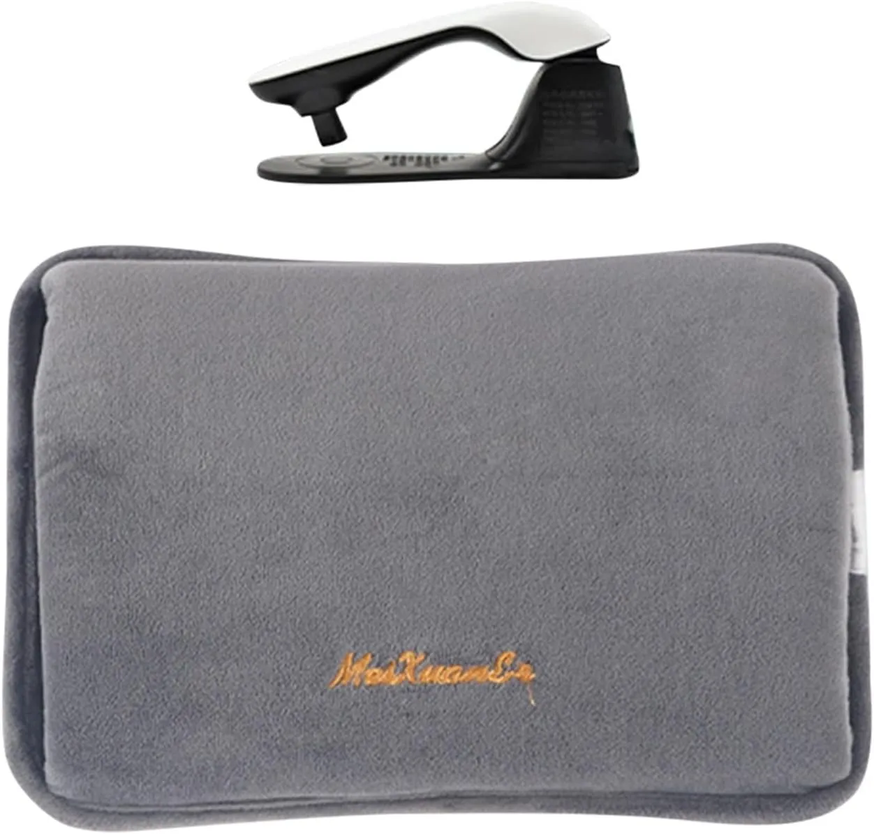 Hot Water Bottle Electric Rechargeable Heating Pad,Portable Hot Water Bag,Soft Fleece Cover Warming Bag Pain Relief Warm Hand Treasure Explosion-Proof Electric Warm Hand Bag Electric Water Bag PVC (F)