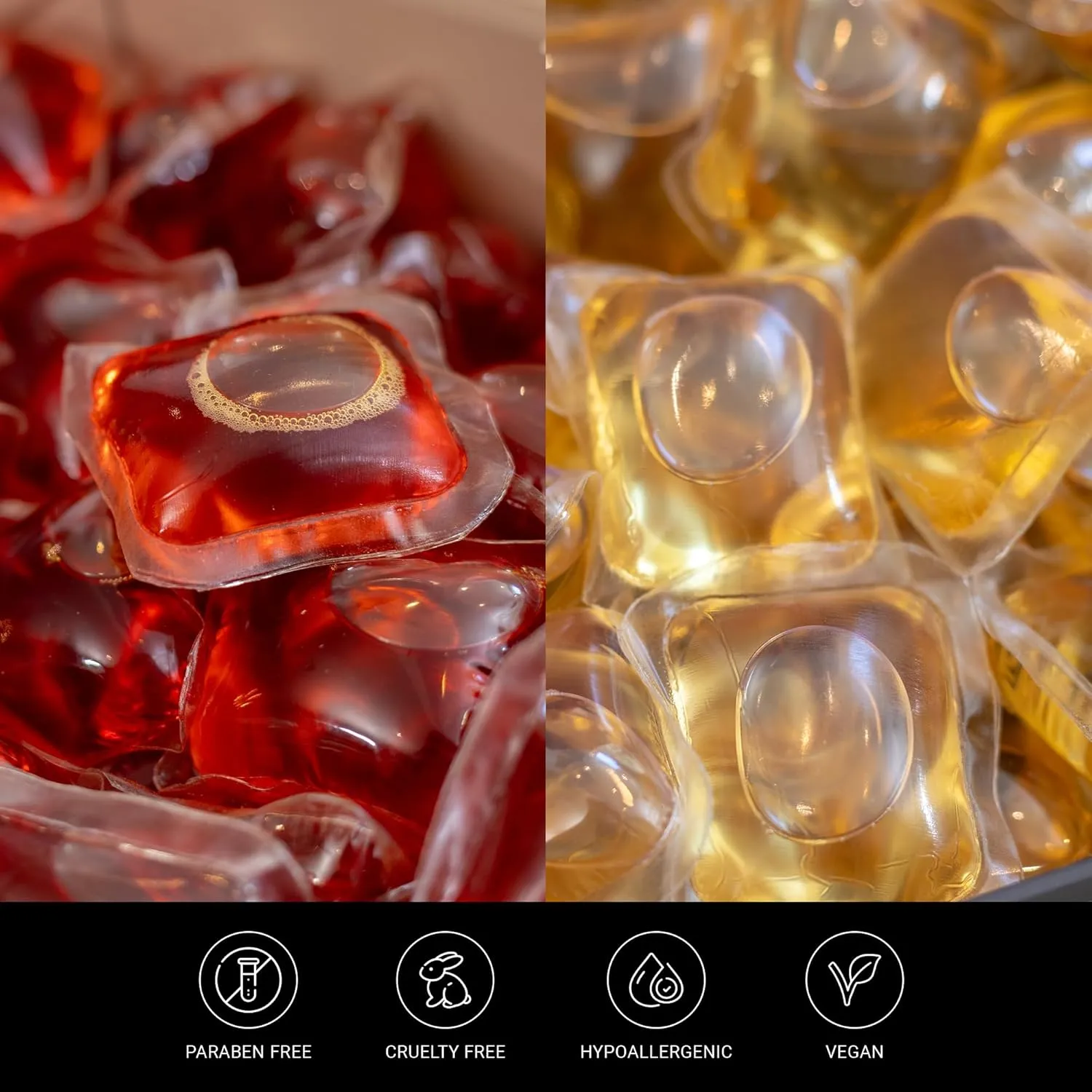 Hotel Laundry Pods – Black Velvet Scent w/Blonde Woods, Rose & Black Fig for Luxe Laundry – 45ct