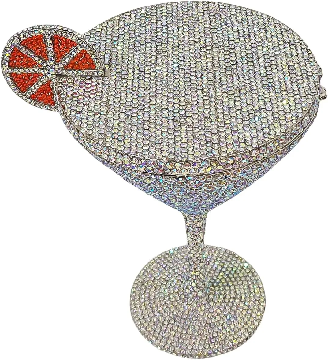 HUANG ZHUANG Goblet Evening Bag Women Cocktail Cup Rhinestone Clutch Purse Funny Crystal Party Bag Cute Prom Handbag