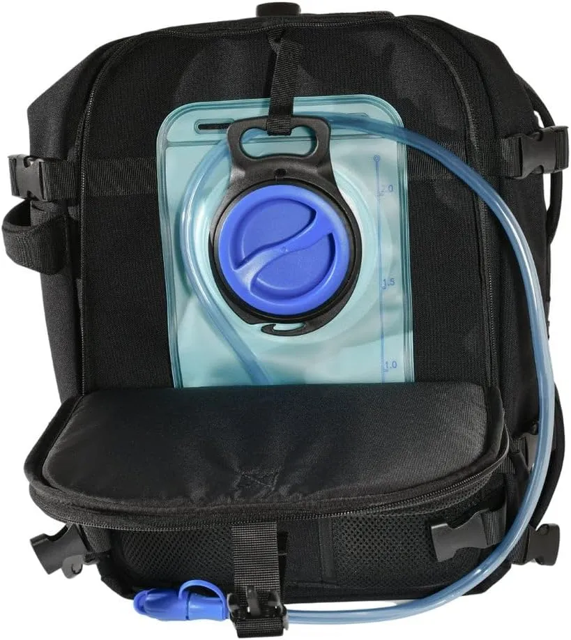 HYPERWEAR Hyper Ruck, 20L Rucking Backpack with 3 Rucking Weight Plate/Laptop Sleeves