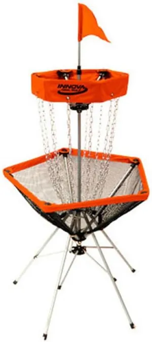 Innova DISCatcher Traveler Target – Portable, Lightweight Disc Golf Basket, Colors May Vary