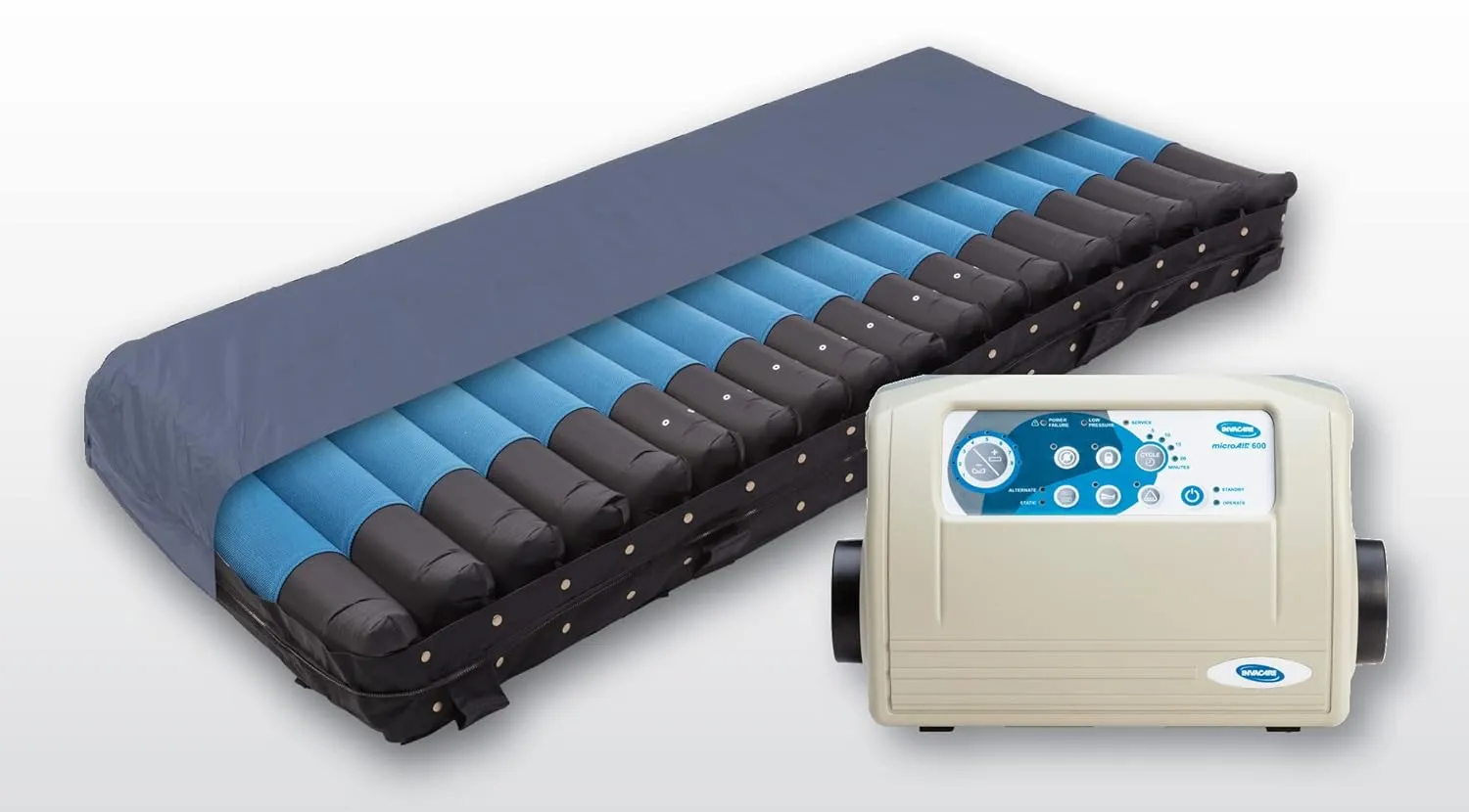 Invacare microAIR Advanced Alternating Pressure Mattress System, 500 lb. Weight Capacity, MA600