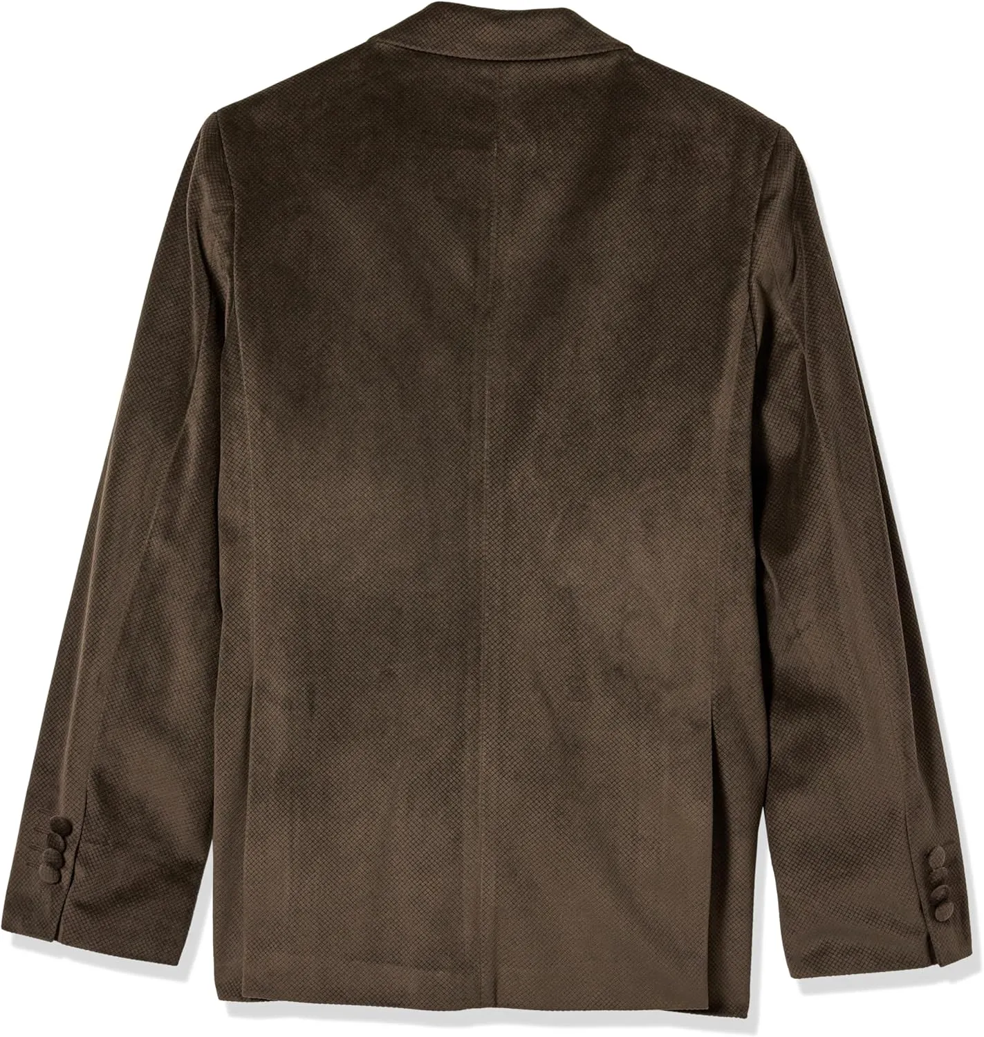Isaac Mizrahi Slim Fit Boy's Velvet Diamond Blazer