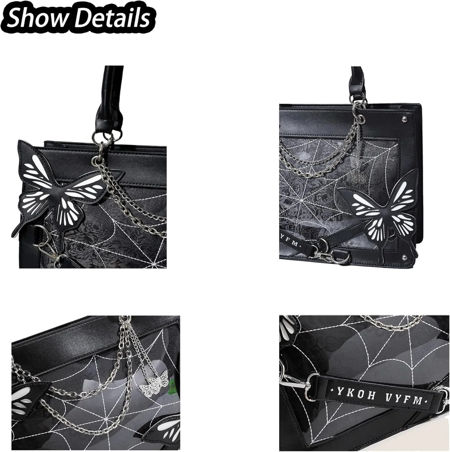 ita bag Butterfly ita crossbody bag pin display shoulder bag with anime aaccessories handbag