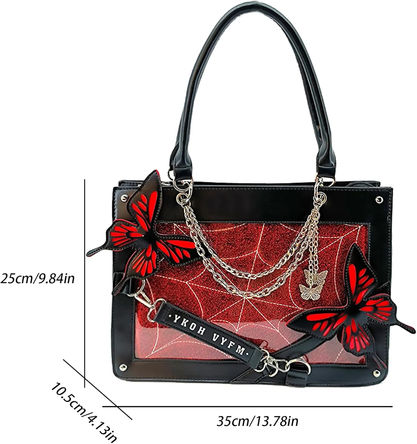 ita bag Butterfly ita crossbody bag pin display shoulder bag with anime aaccessories handbag