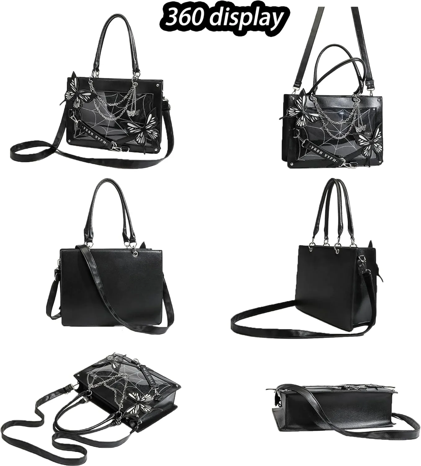 ita bag Butterfly ita crossbody bag pin display shoulder bag with anime aaccessories handbag