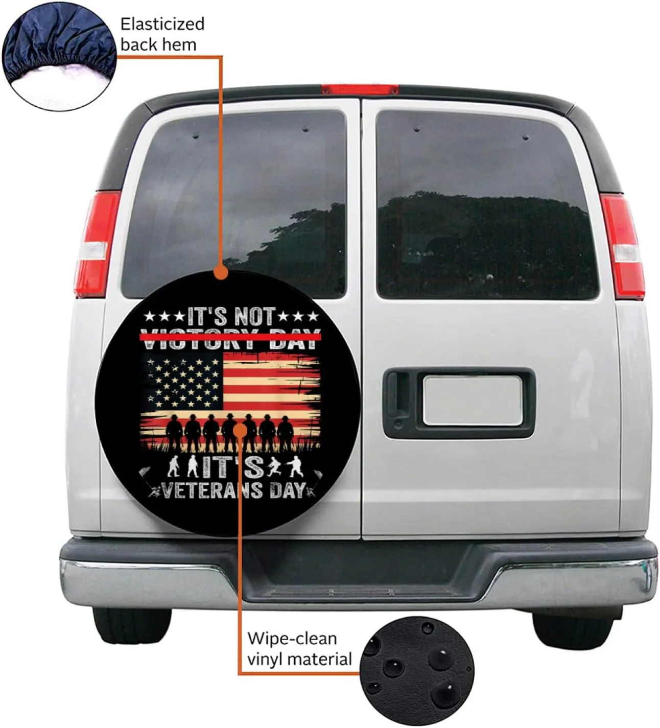 It's Veterans Day Not Victory Day for Trailer RV SUV Truck Camper Travel Trailers Accessories 16 inch