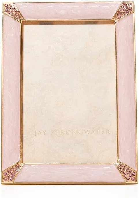 Jay Strongwater 4 x 6 Lavinia Frame - Pale Pink - SPF5915-206