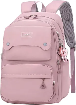 JiaYou Teen Girls Casual Backpack High Middle School Daypack Women Daily Travel Laptop Bag (1# Purple, 26 Liters)