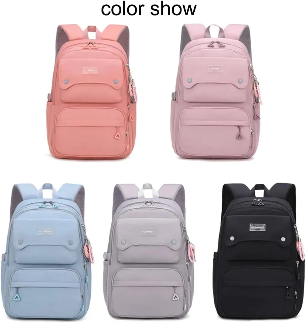 JiaYou Teen Girls Casual Backpack High Middle School Daypack Women Daily Travel Laptop Bag (1# Purple, 26 Liters)