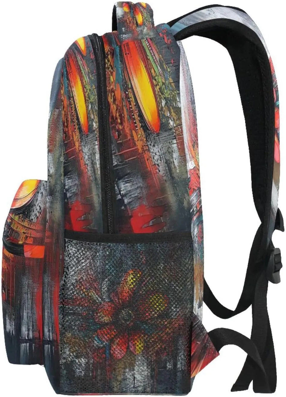JSTEL Kid Flower Backpack,Elementary School Backpack Flower Kid Bookbag for Boy Girl Ages 5 to 13,07