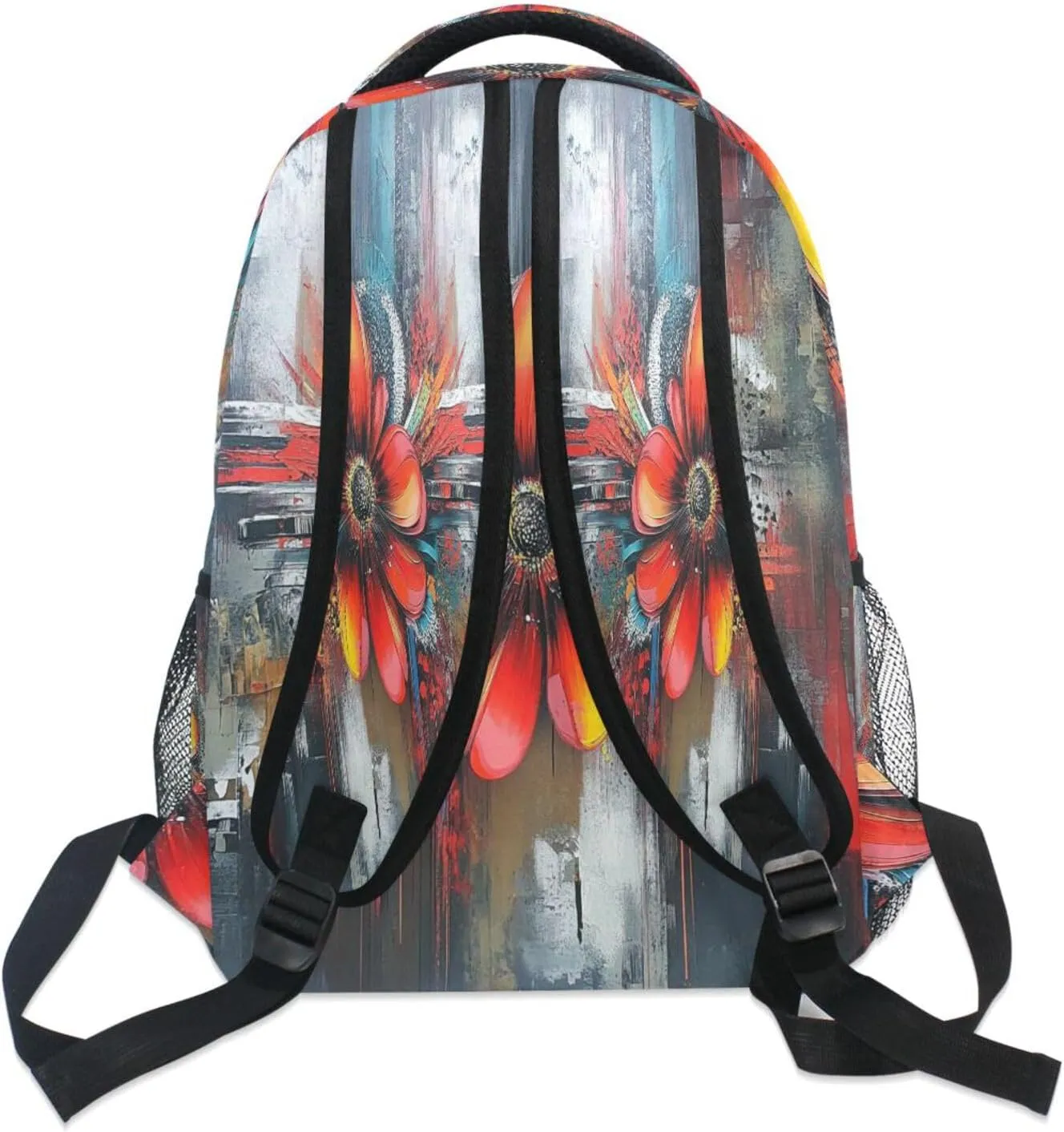 JSTEL Kid Flower Backpack,Elementary School Backpack Flower Kid Bookbag for Boy Girl Ages 5 to 13,07