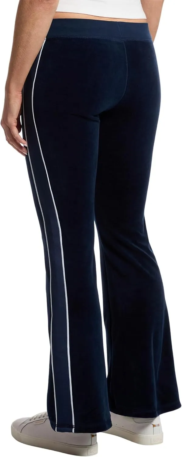 Juicy Couture Women's Heritage Low Rise Track Pants with Side Stripe